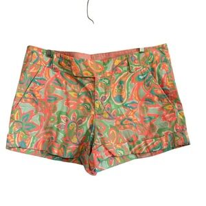 Lilly Pulitzer Barclay 3 inch length Chino Multicolor shorts Women’s Size 10